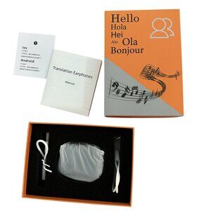 AI Translation Earbuds Real Time 138 Languages Translator Ear Buds Bluetooth